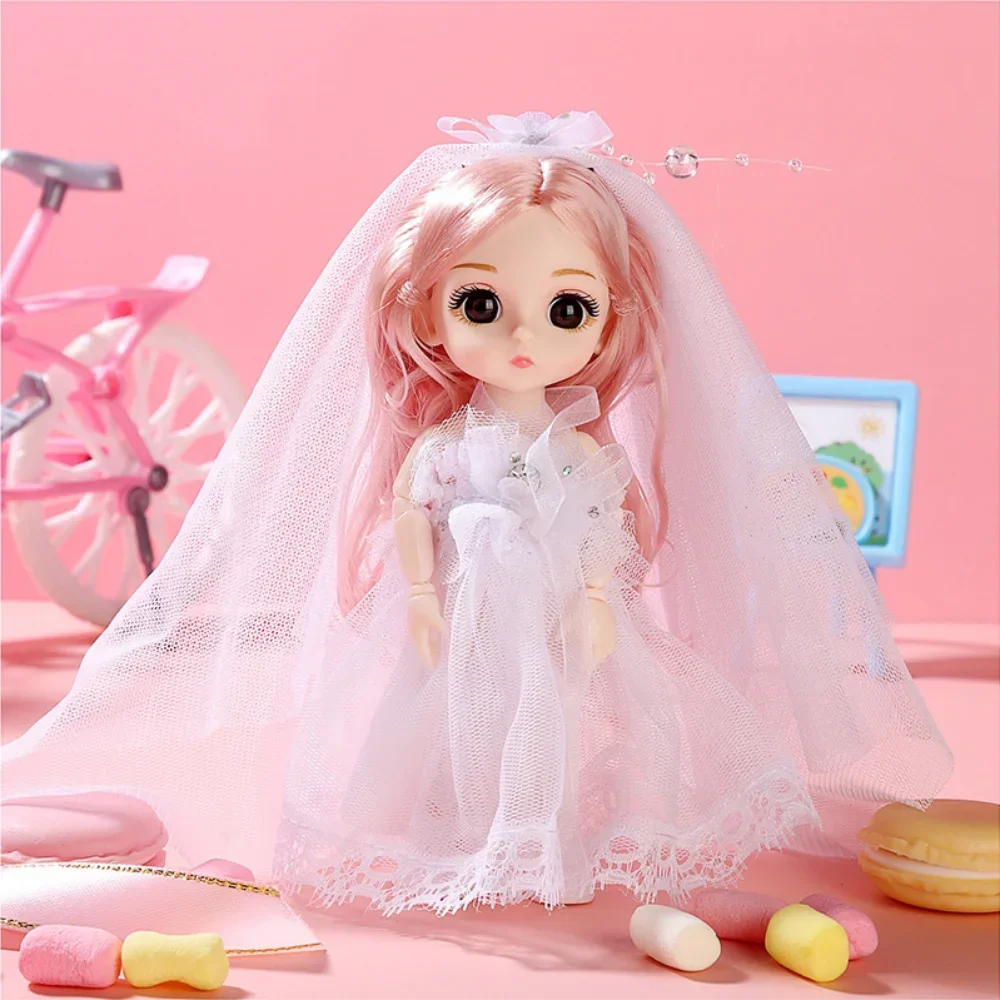 Baby Q Clothing - Boneka Putri BJD 16Cm 1/12 Bergerak
