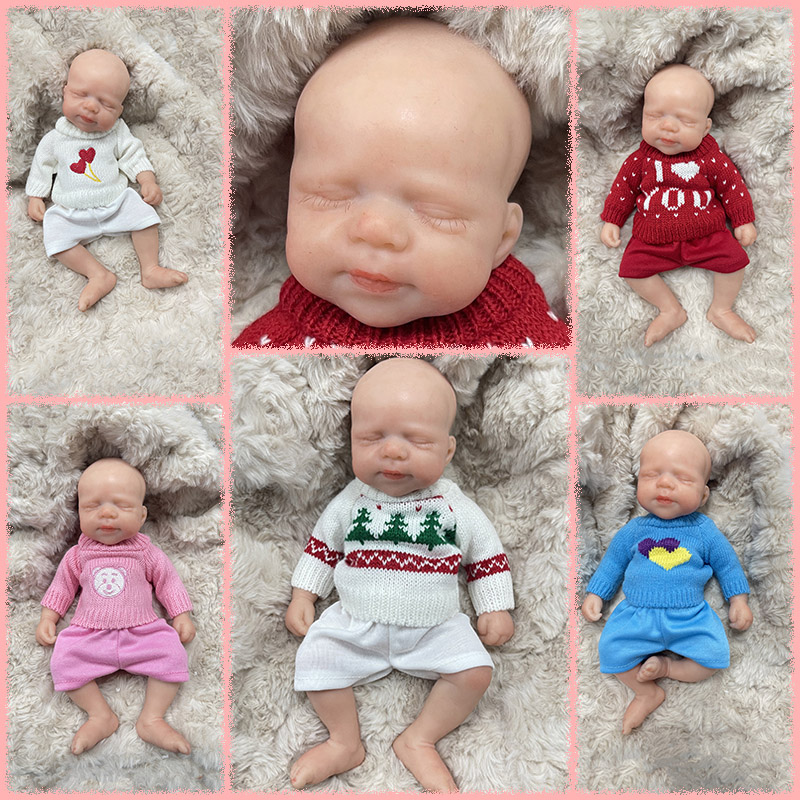 Baby Clothing Model - Boneka Bayi Reborn Silikon Mini 10