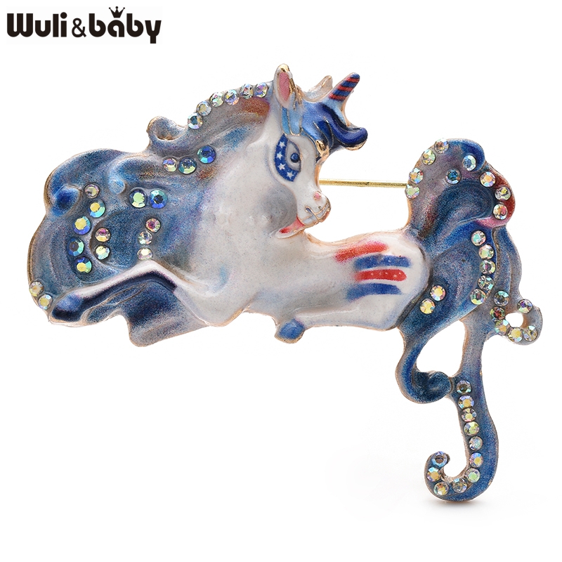 Baby Clothing Bag - Wuli&baby Bros Pin Kuda Unicorn Enamel