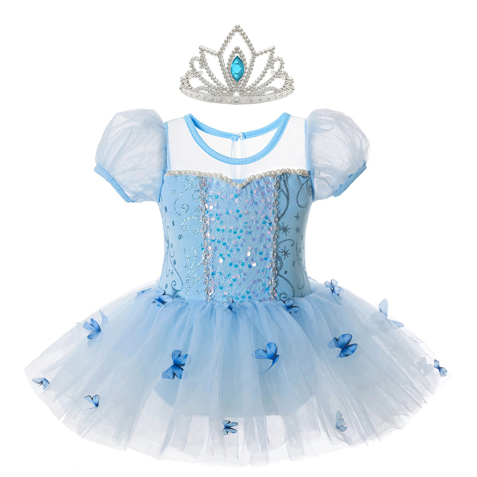 Baby Q Clothing - Gaun Menari Cinderella Pakaian Balet Putri