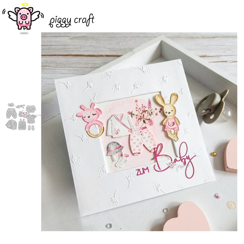 Piggy Craft Metal Cutting Dies - Baby Clothing Model ulasan dan harga