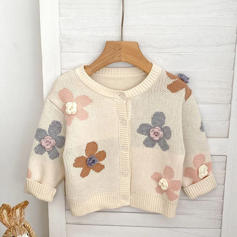Mantel Sweter Bayi Perempuan B - Knit Cardigan Infant ulasan dan harga
