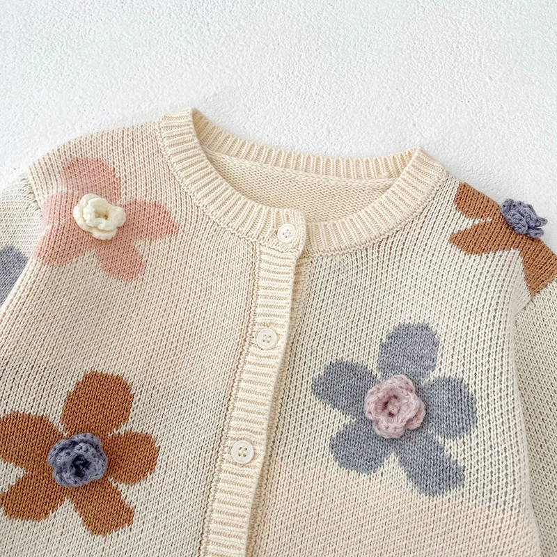 Mantel Sweter Bayi Perempuan B - Knit Cardigan Infant ulasan dan harga