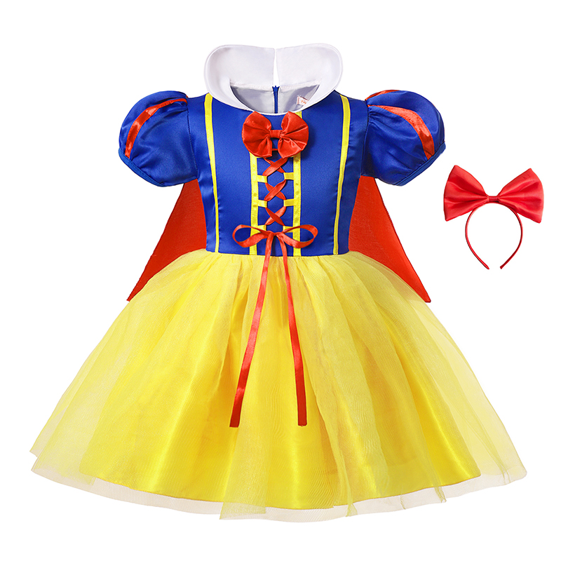 Gaun Putri Salju Putih Kostum  - Baby Q Clothing ulasan dan harga