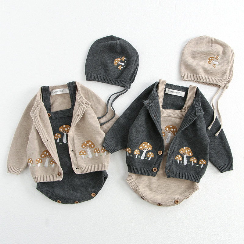Sweater Bayi Musim Gugur 0-3 T - Knit Cardigan Infant ulasan dan harga