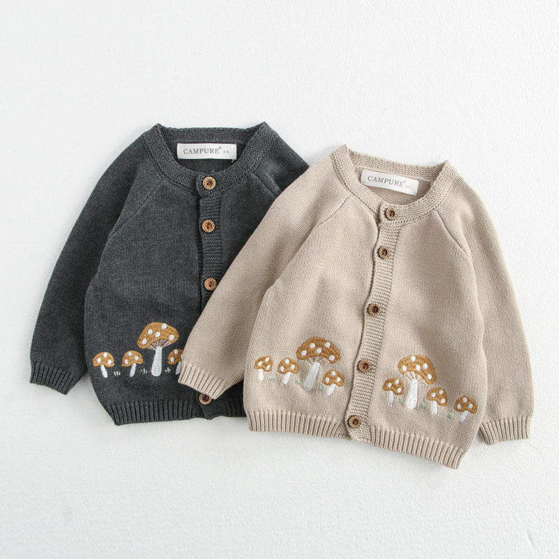 Sweater Bayi Musim Gugur 0-3 T - Knit Cardigan Infant ulasan dan harga