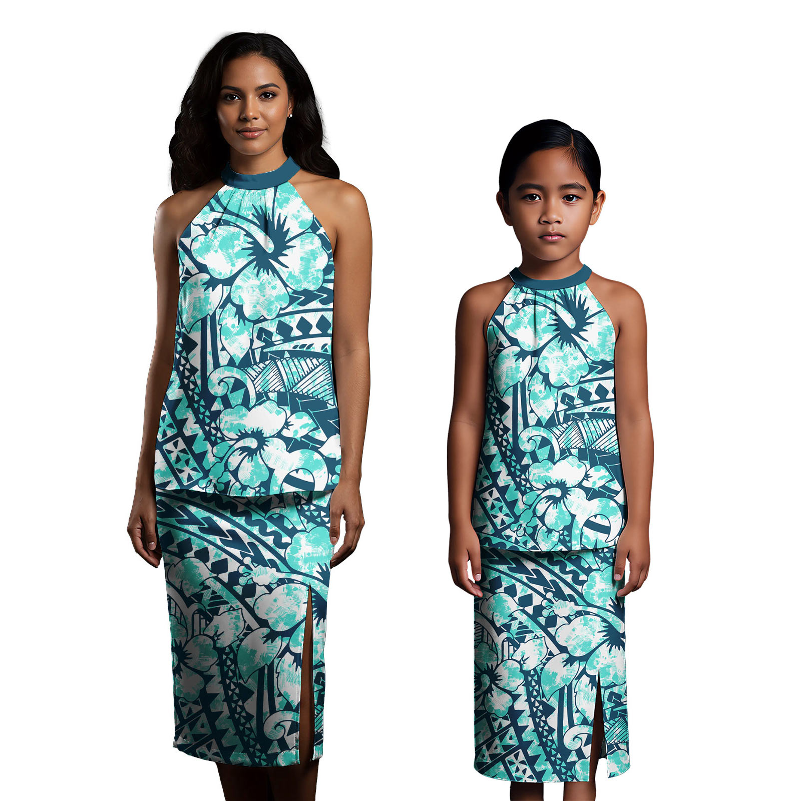 Pakaian Keluarga Desain Samoa  - Baby Q Clothing ulasan dan harga