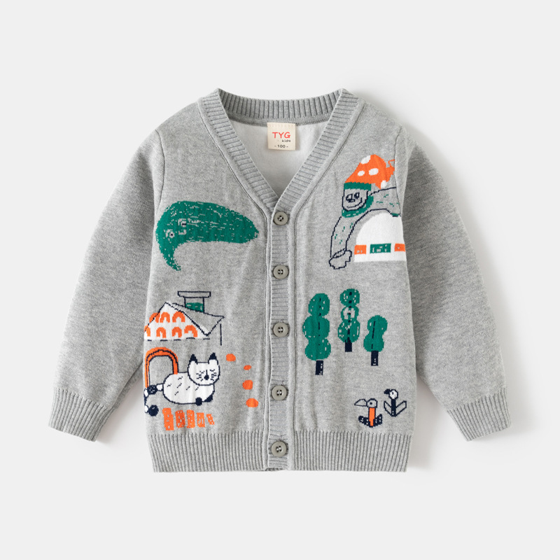 Kardigan Sweter Bayi Laki-laki - Knit Cardigan Infant ulasan dan harga