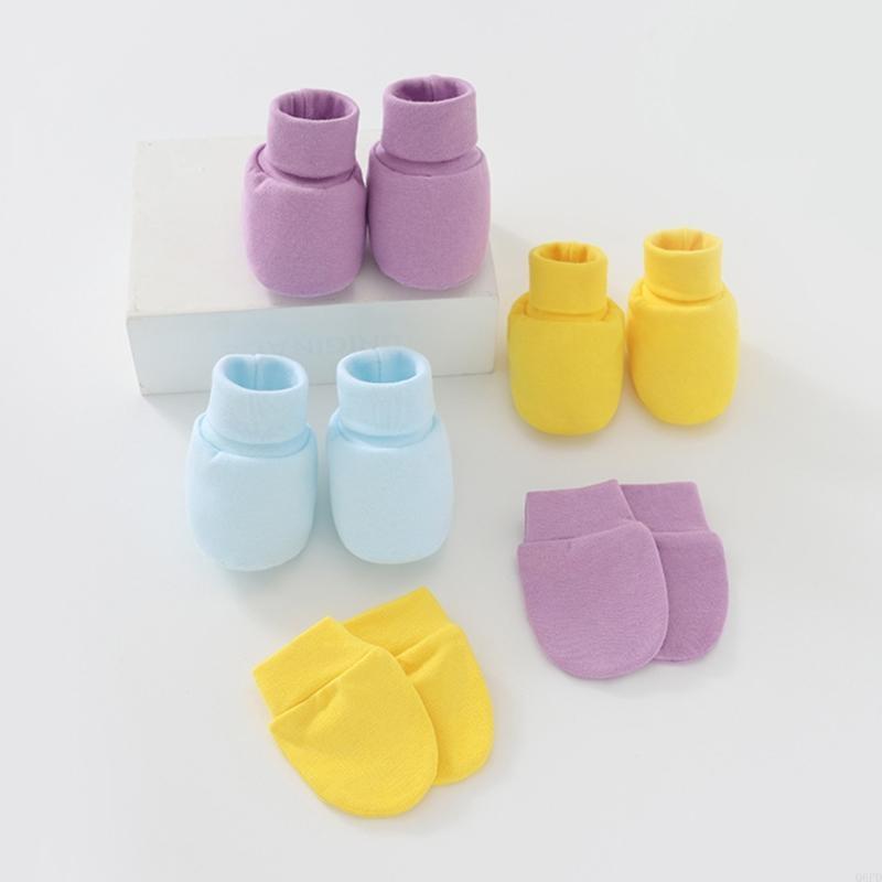 2 Pasang Set Kaus Sarung Tanga - Baby Mittens Scratch ulasan dan harga