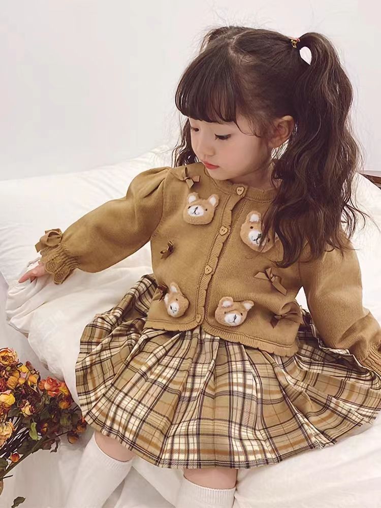 Sweater anak perempuan bayi pe - Knit Cardigan Infant ulasan dan harga